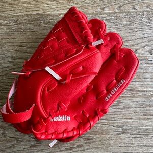 Franklin Youth Baseball Mitt Ready To Play 22467-9" Glove Red Right Hand Throw
